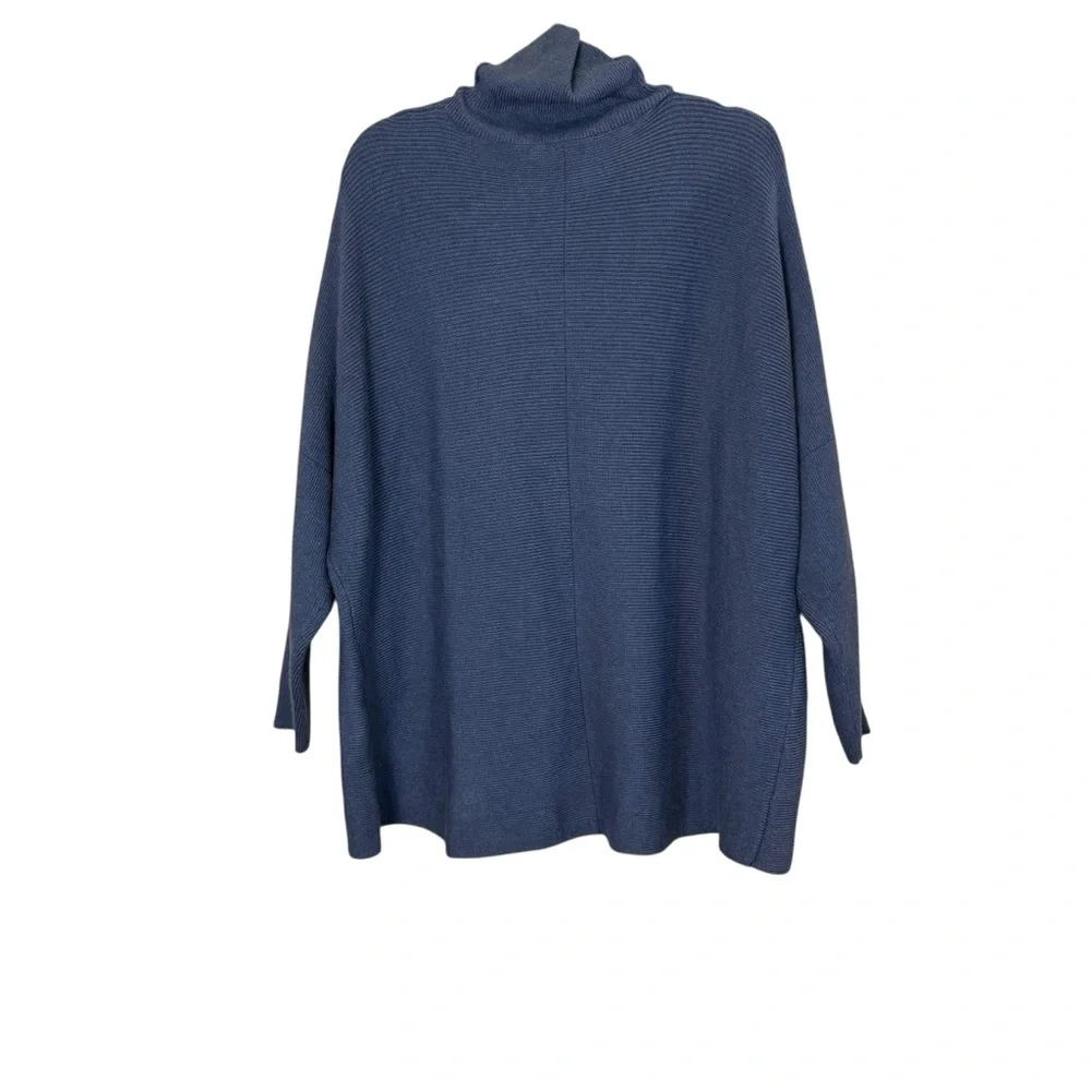 Cozy Blue Women’s Turtleneck Sweater sz L - Picture 5 of 9
